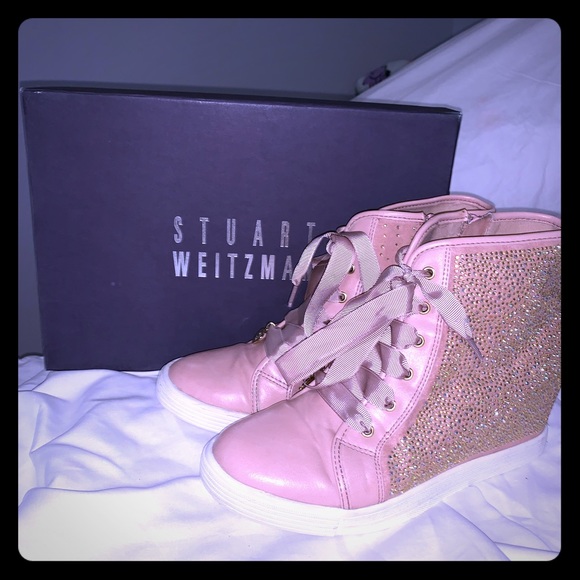 stuart weitzman pink shoes